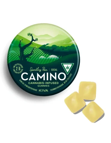 Camino Sparkling Pear CBD Gummies